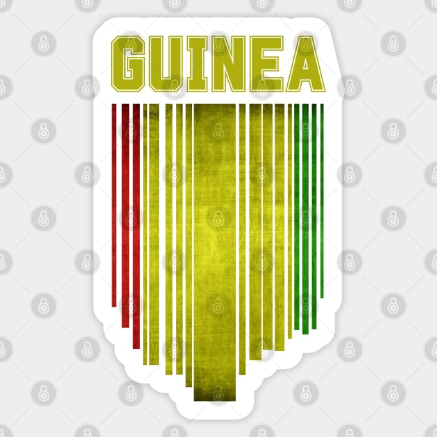 Guinea flag, Guinean flag Sticker by eka123